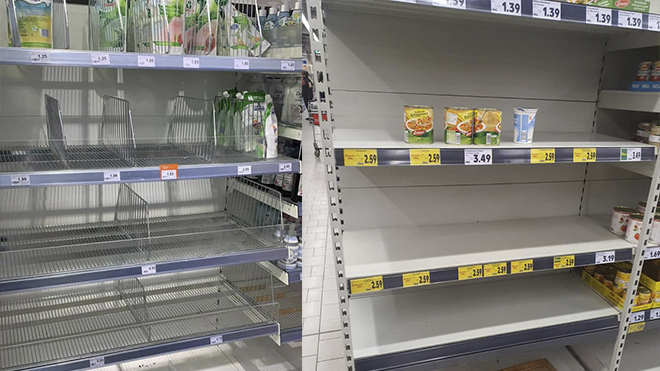 Настоящая карантинная паника! Украинцы начали сметать продукты в магазинах