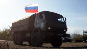 Արցախում ռուս խաղաղապահները բազմակիլոմետրանոց երթ են իրականացրել նորագույն БТР-82А-ներով