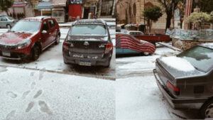 В Египте выпал снег: видео непогоды