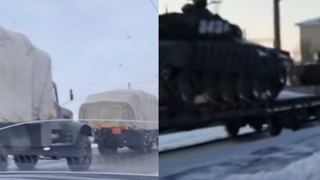 Россия перебрасывает “Буки” и танки в Брянскую область