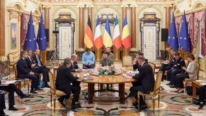 Политолог назвал главную цель визита в Киев Шольца, Макрона и Драги